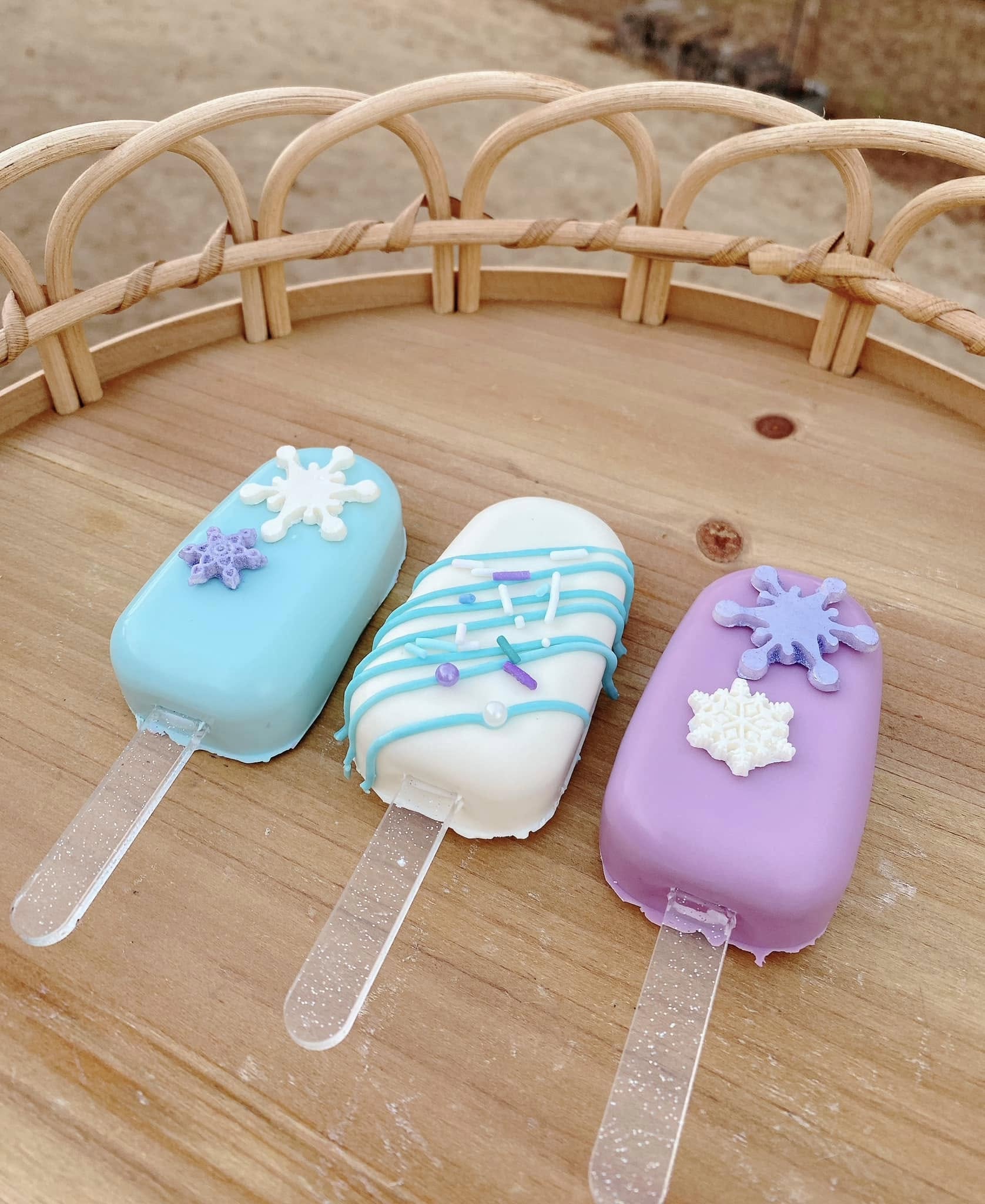 Shannon making chocolates